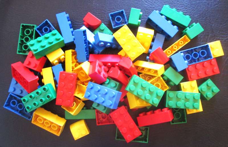 Tyco Building Toy Blocks x60