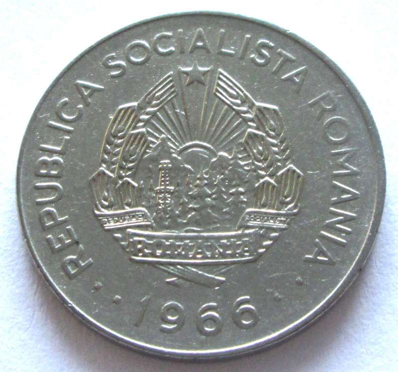 1966 Romania 1 Leu