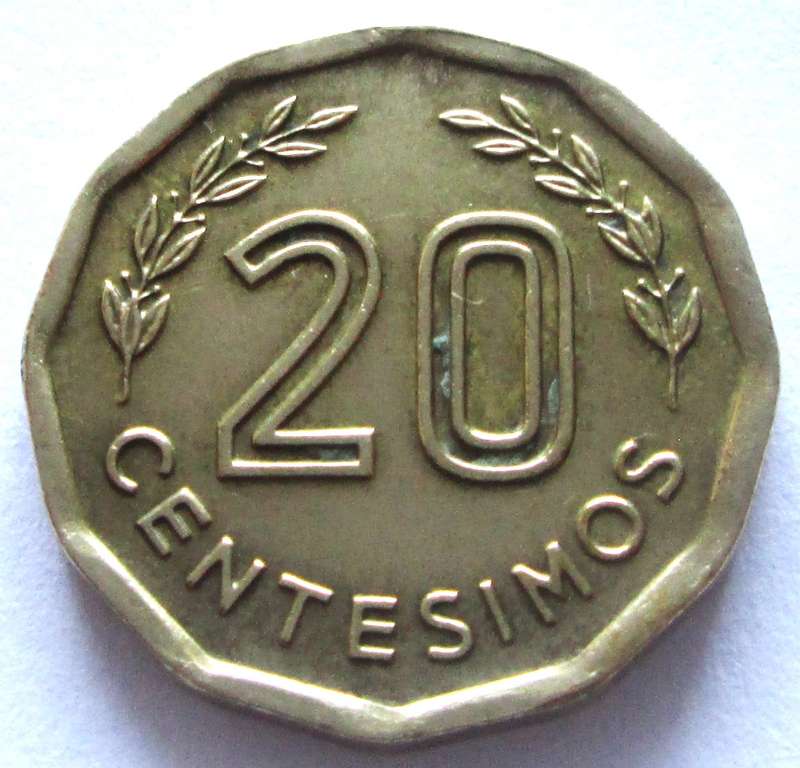 1978 Uruguay 20 Centesimos