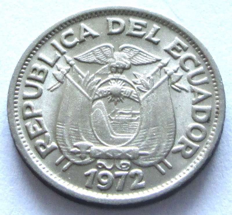 1972 Ecuador 10 Centavos