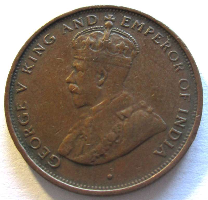 1928 Ceylon One Cent