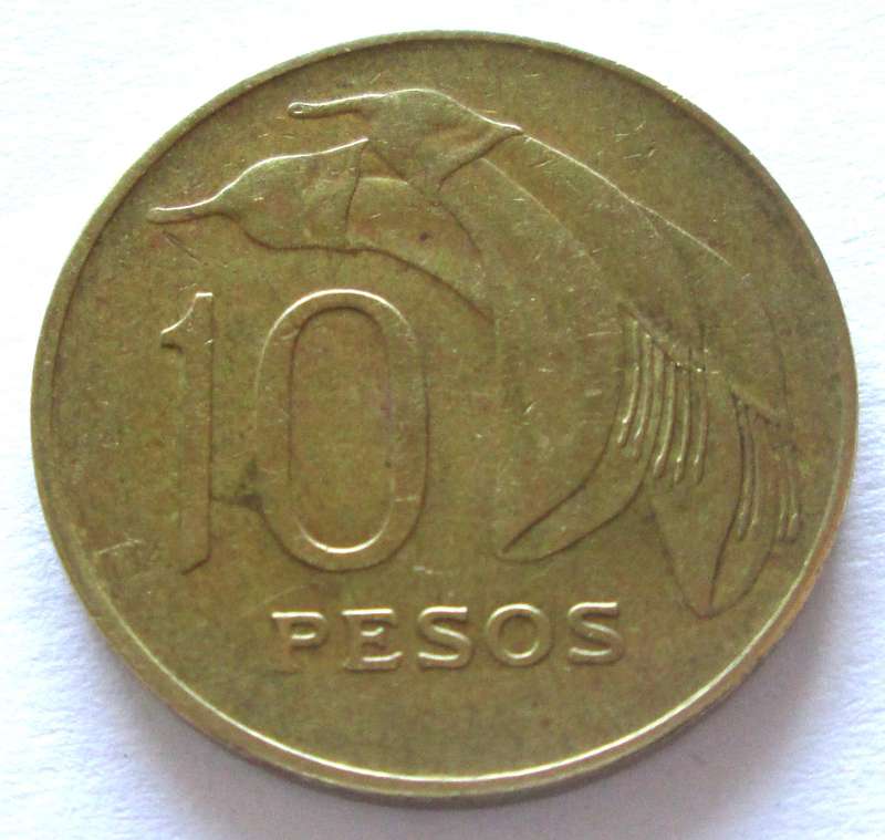 1968 Uruguay 10 Pesos