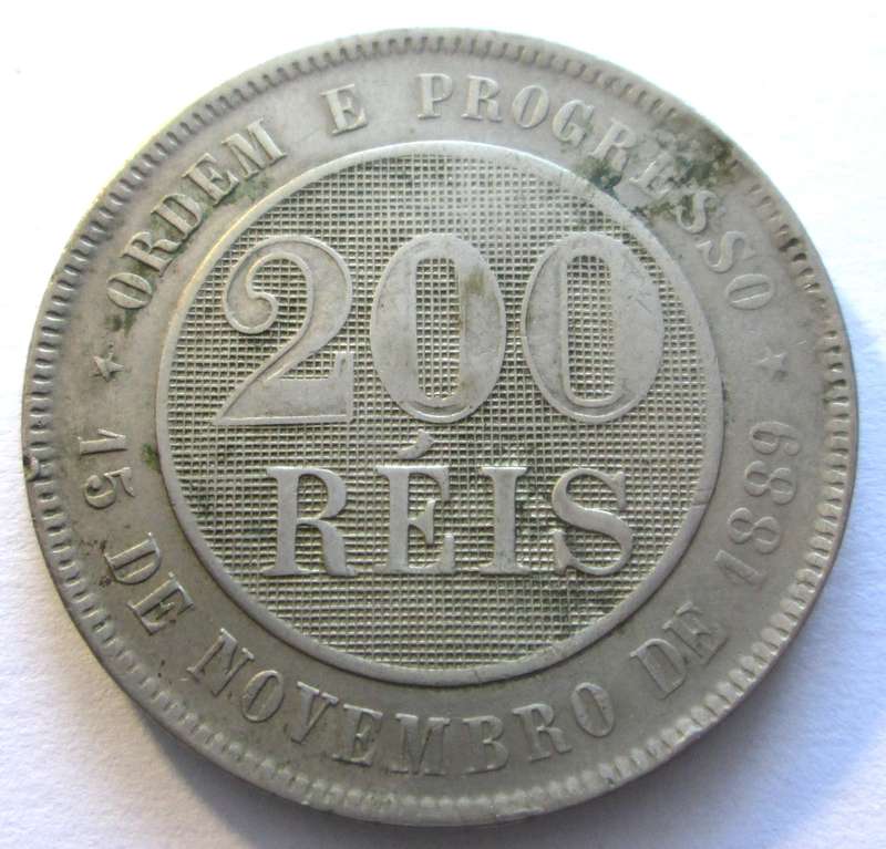 1894 Brasil 200 Reis