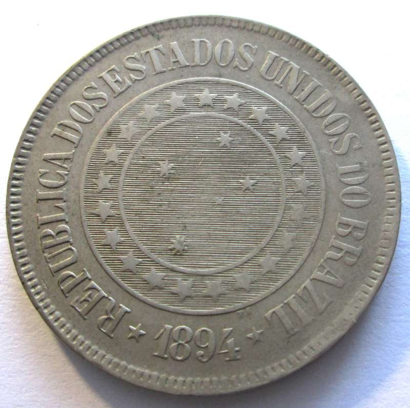 1894 Brasil 200 Reis