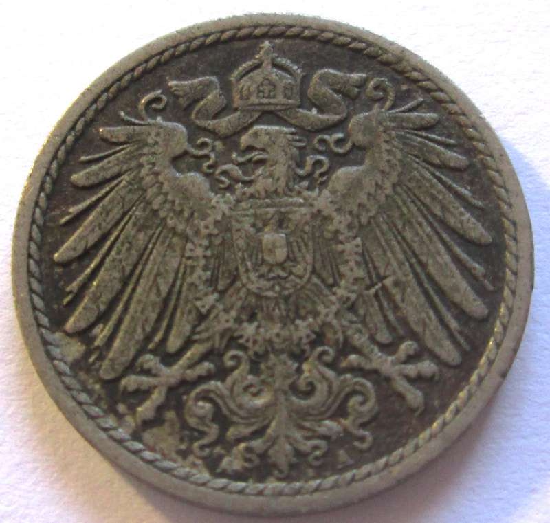 1900 Germany 5 Pfennig