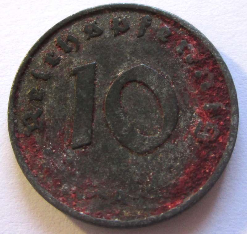 1943 Germany 10 Reichspfennig