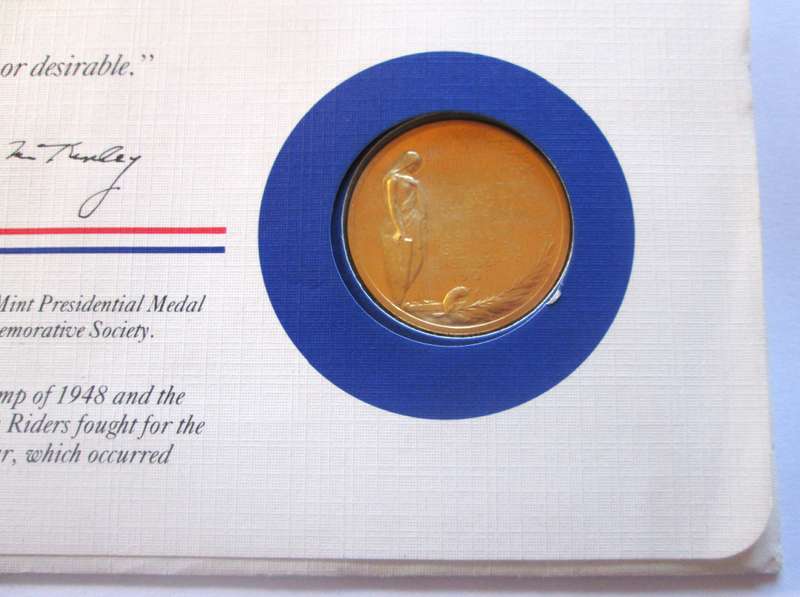 1984 William McKinley 25th President US Mint Presidential Medal Postal Cover