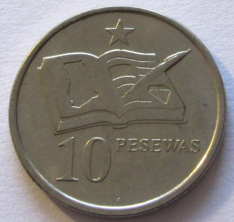2007 Ghana 10 Pesewas
