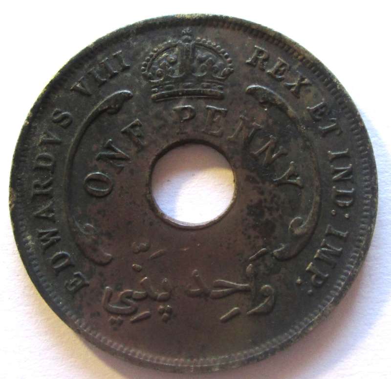 1936 British West Africa 1 Penny
