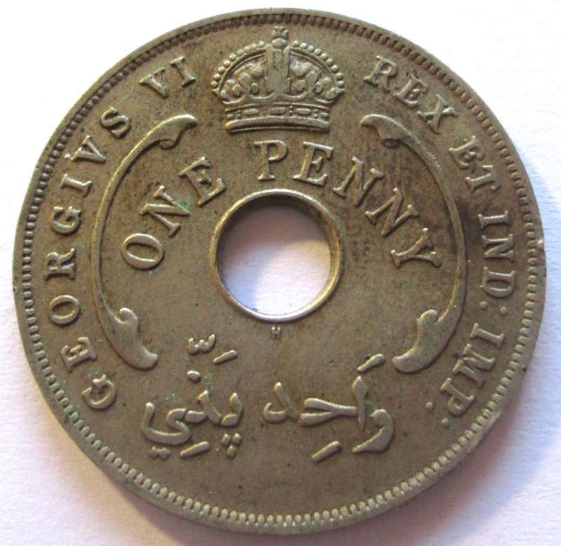 1946 British West Africa 1 Penny