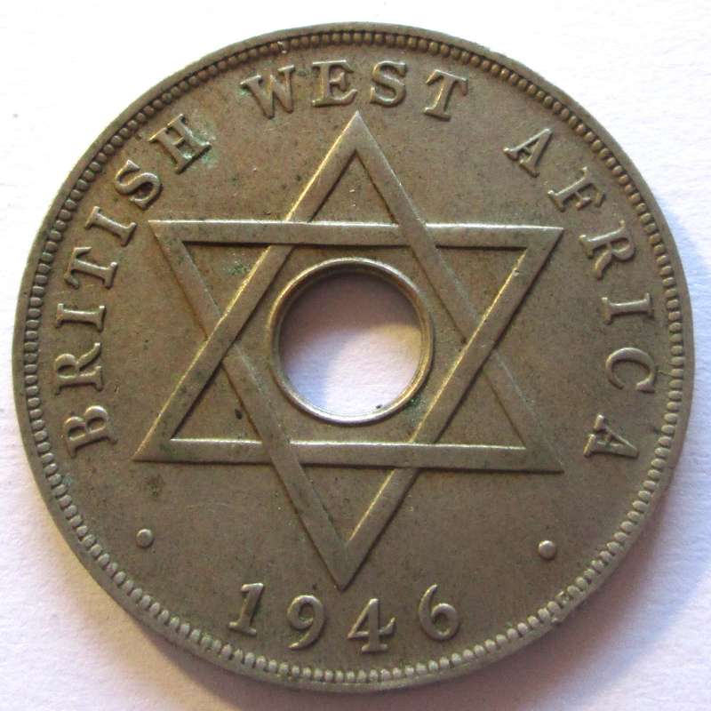 1946 British West Africa 1 Penny