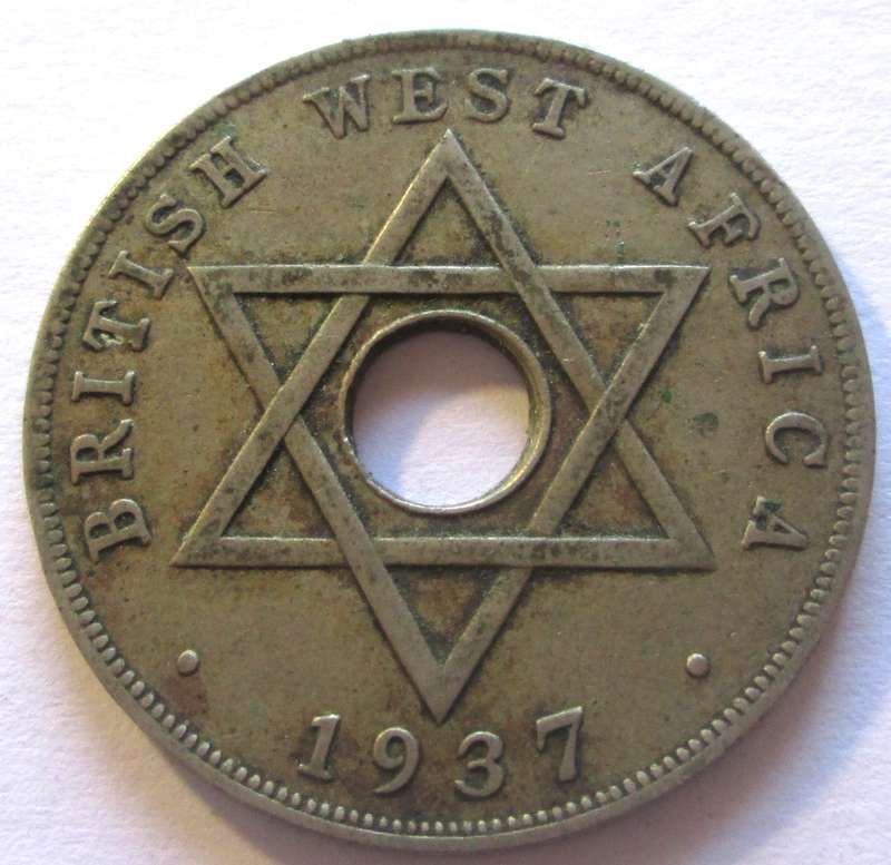 1937 British West Africa 1 Penny