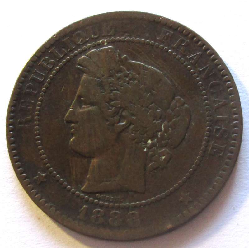 1888 France 10 Centimes