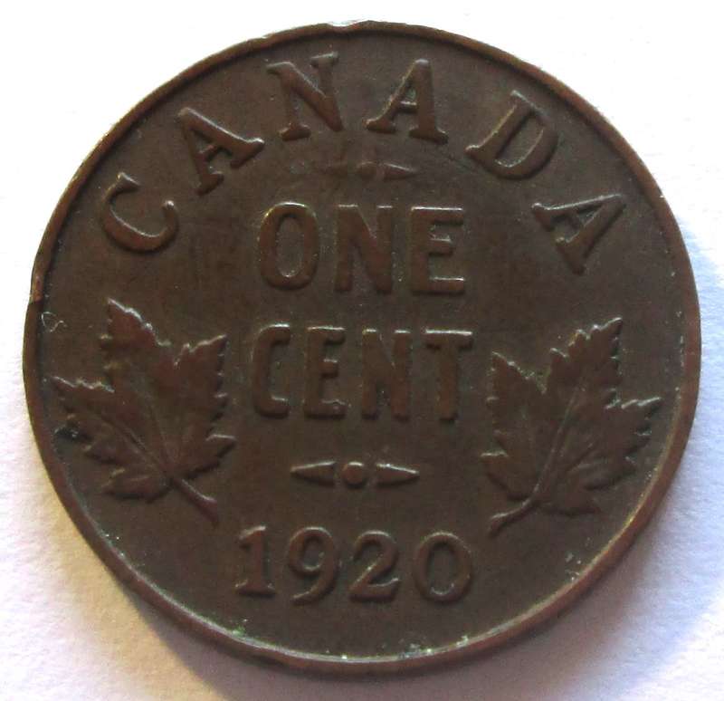 1920 Canada 1 Cent