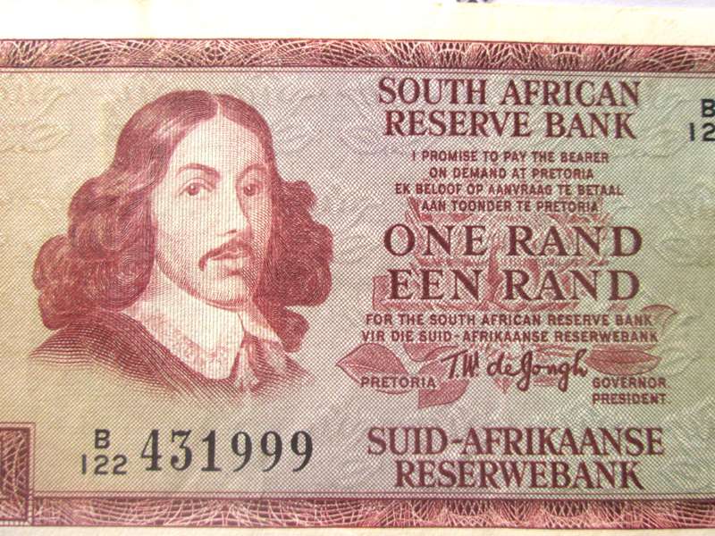One Rand South Africa Serial Nr B122 431999
