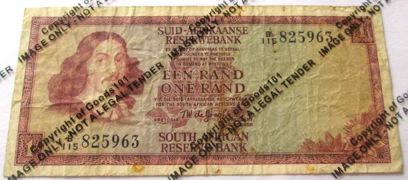 One Rand South Africa Serial Nr B115 825963