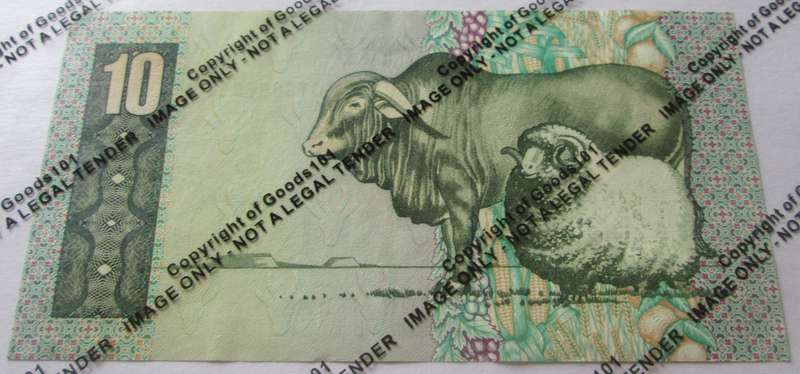 Ten Rand South Africa Serial Nr CT0826925 C