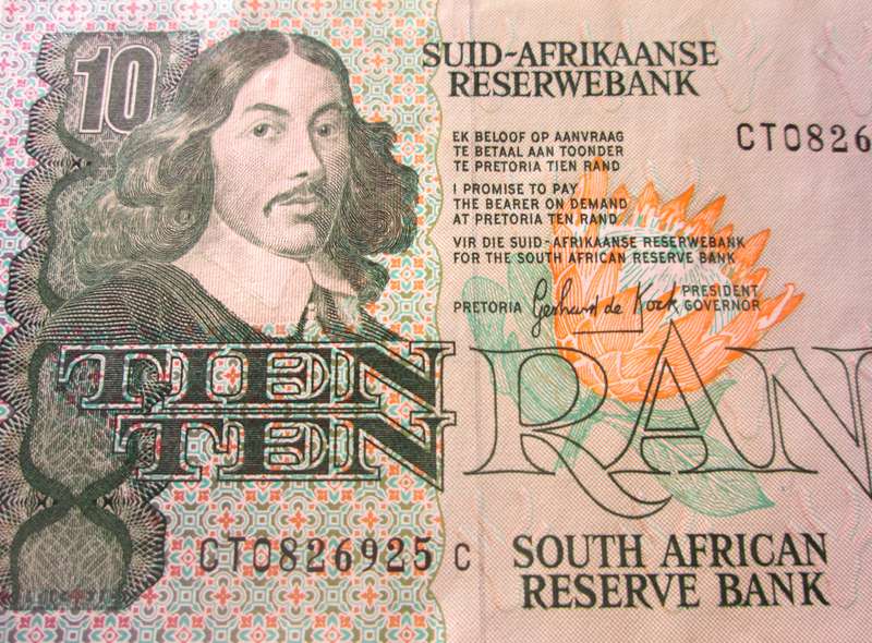 Ten Rand South Africa Serial Nr CT0826925 C