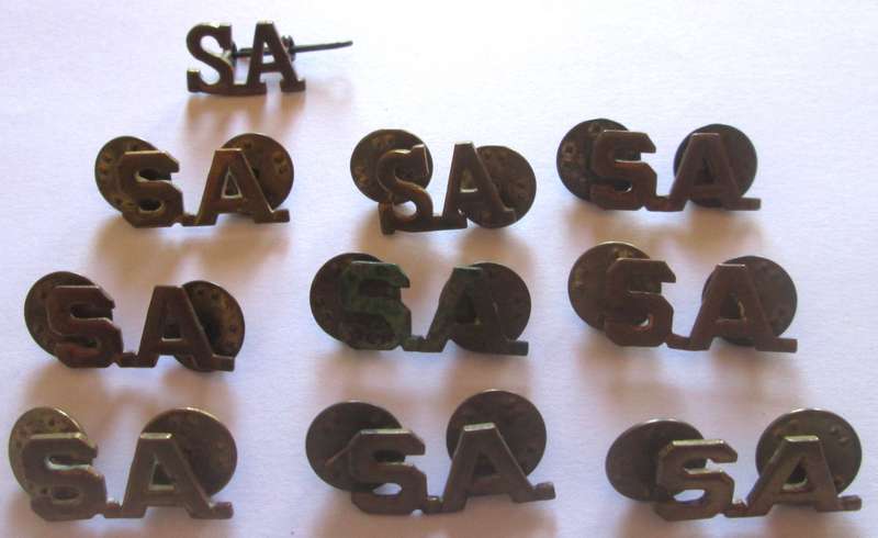 South African Collar Badges
