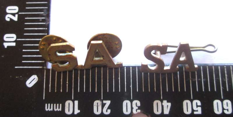 South African Collar Badges