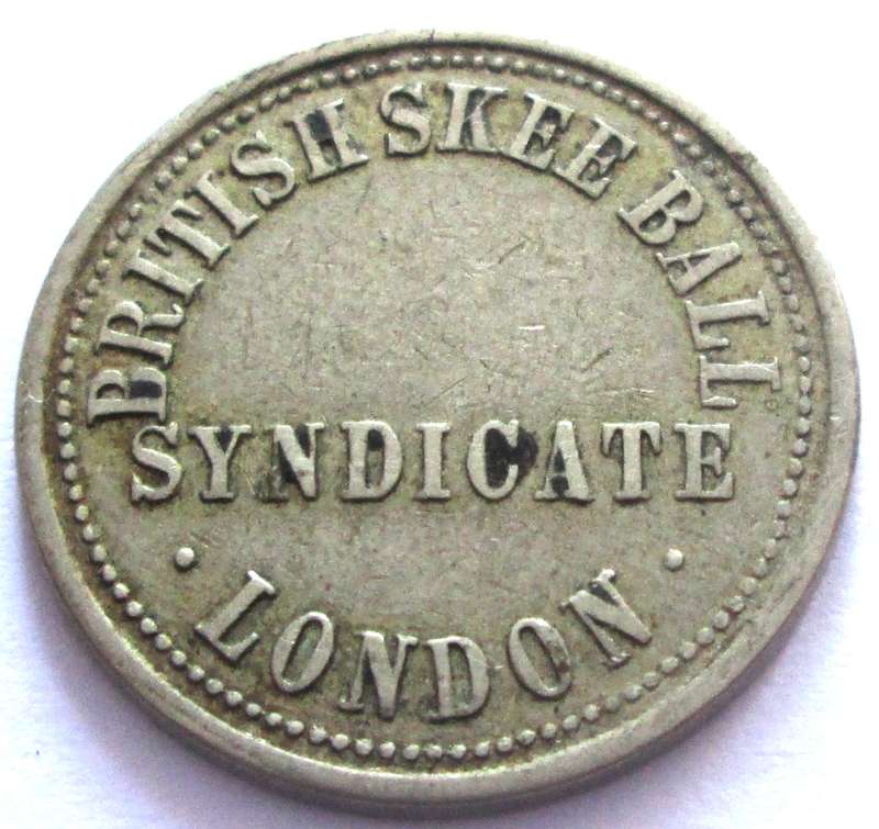 British Skee Ball Syndicate London Token