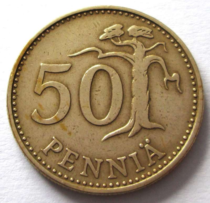 1963 Finland 50 Pennia