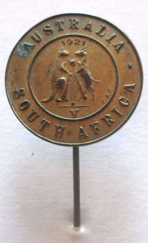 1921 Australia vs South Africa Pin