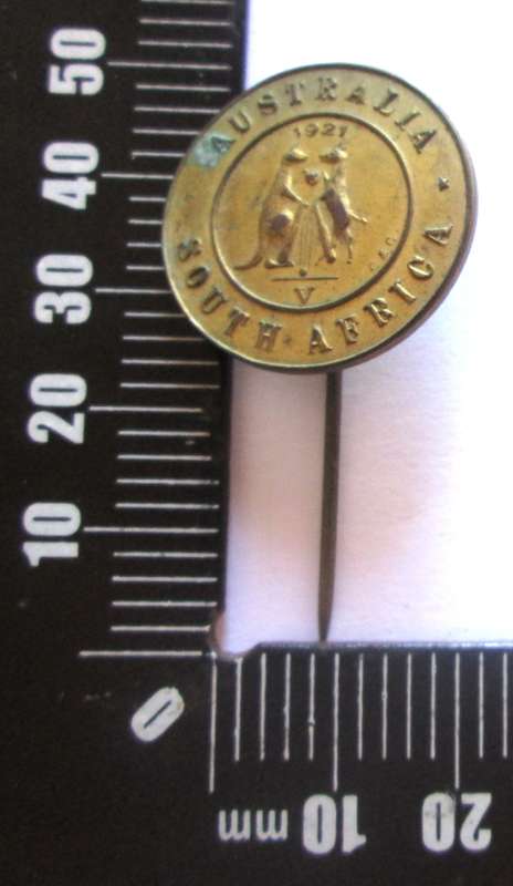 1921 Australia vs South Africa Pin
