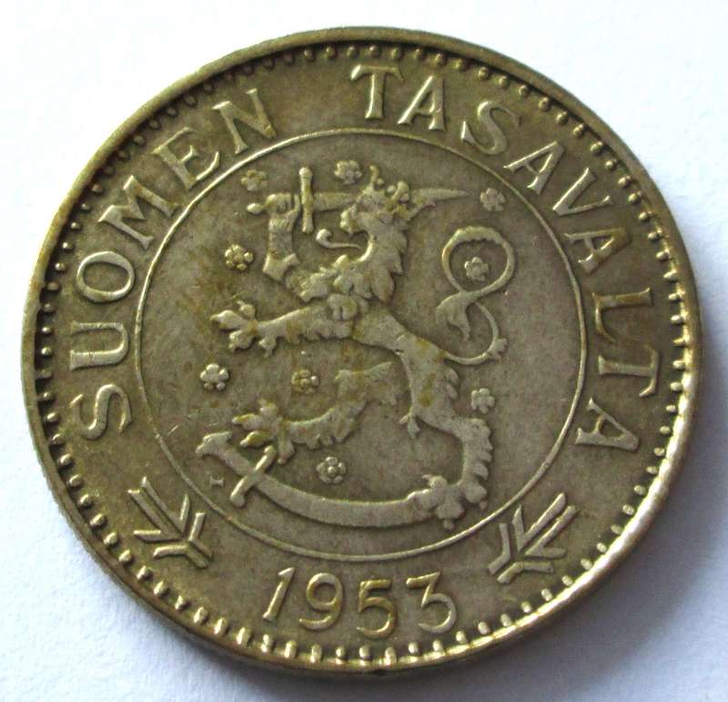 1953 Finland 50 Markkaa