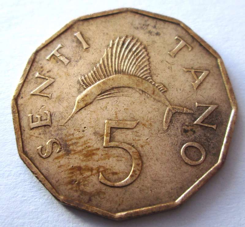 1966 Tanzania 5 Senti
