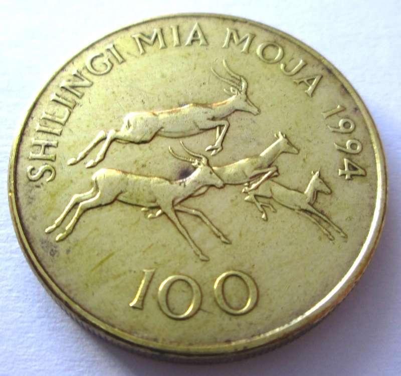 1994 Tanzania 100 Shilingi