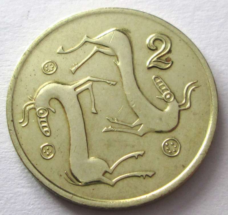 1985 Cyprus 2 Cents