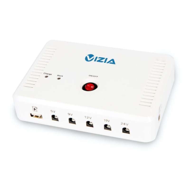 VIZIA WiFi UPS 57 000mWh for Router 5-24V DC Backup Battery Power