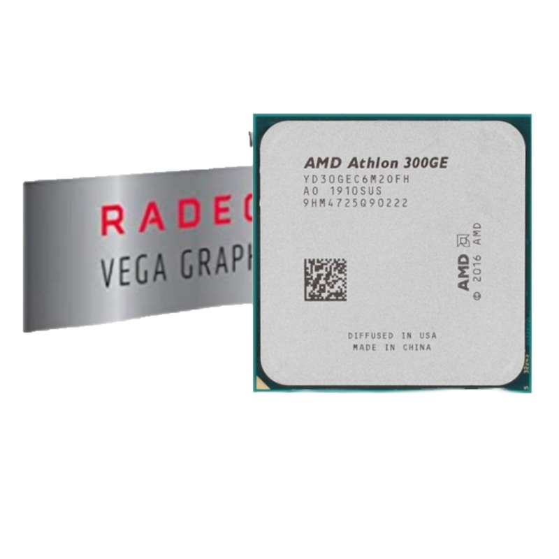 AMD Athlon 300GE 3.4GHz 5MB 35W AM4 with Radeon Vega Graphics