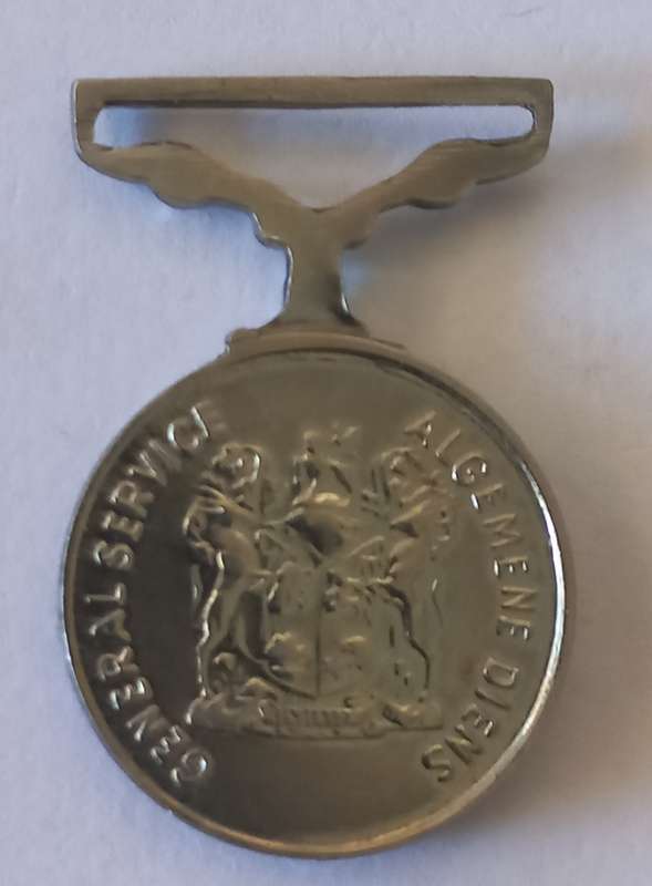 SA ARMY GENERAL SERVICE MINIATURE MEDAL