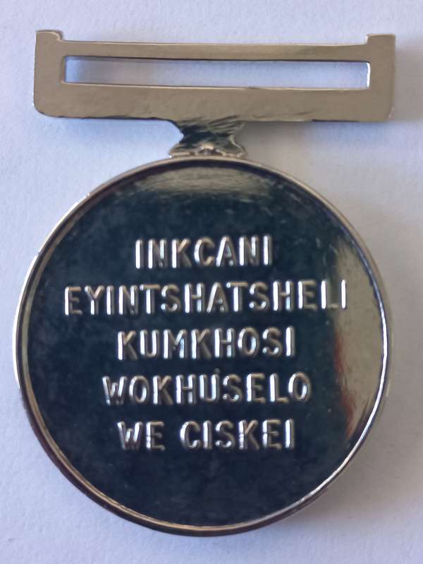 CISKEI MEDAL- HOMELANDS- PRESIDENTS MEDAL FOR SHOOTING