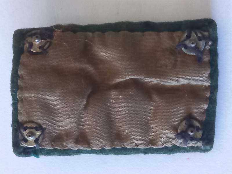 SA UNION ARMY OFFICER CORGET COLLAR  PATCH