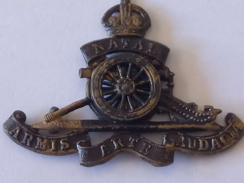 SA ARMY PRIOR TO UNION-NATAL FIELD ARTILLERY