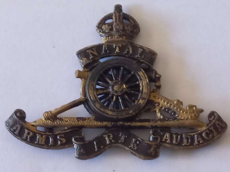 SA ARMY PRIOR TO UNION-NATAL FIELD ARTILLERY