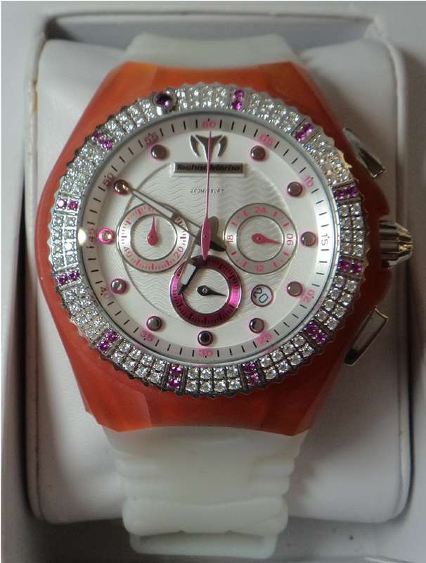 TechnoMarine Ladies Watch set with Natural Diamonds