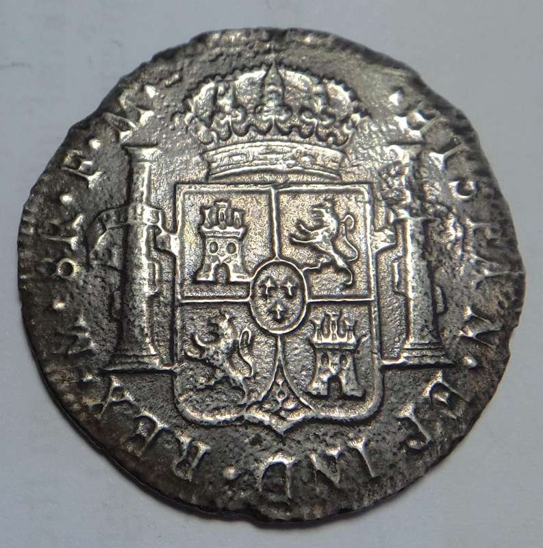 Shipwreck Spanish Silver 8 Reales (Charles III)