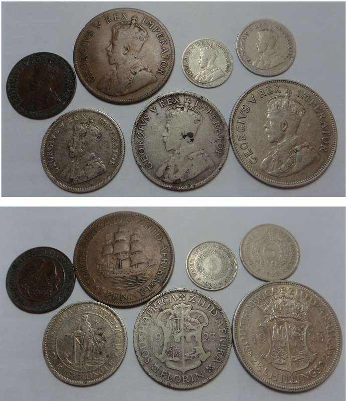 1923 Coin Set of the Union of South Africa