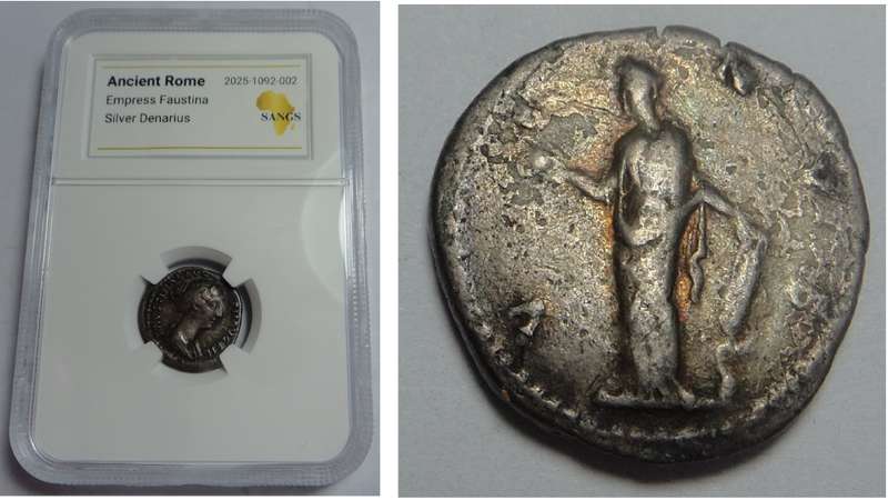 Ancient Rome: Faustina (The Younger) 147-149 AD Silver Denarius