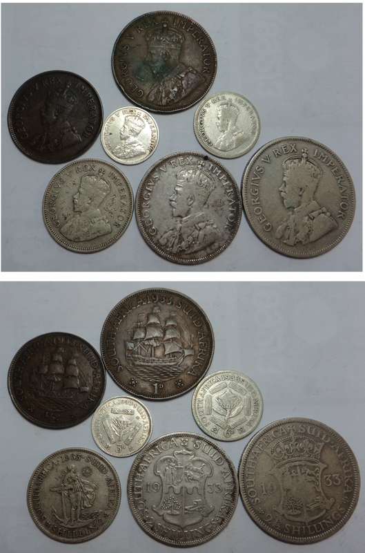 1933 Coin Set of the Union of South Africa
