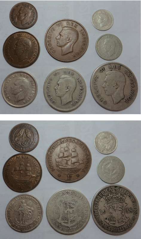 1938 Coin Set of the Union of South Africa