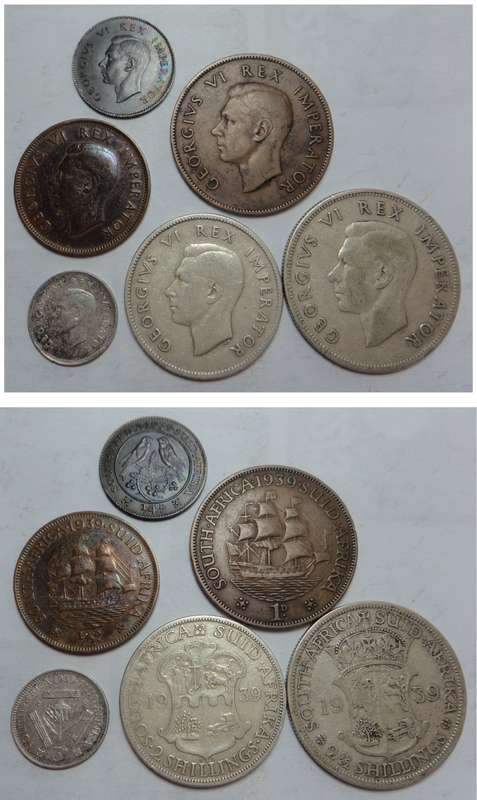 1939 Coin Set of the Union of South Africa