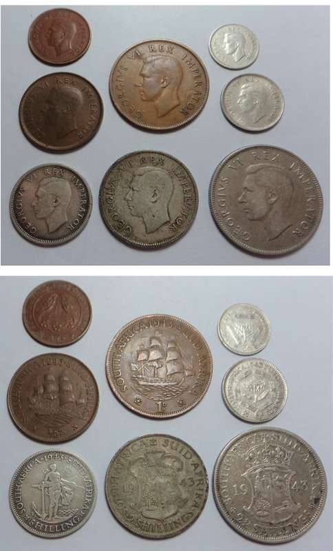 1943 Coin Set of the Union of South Africa