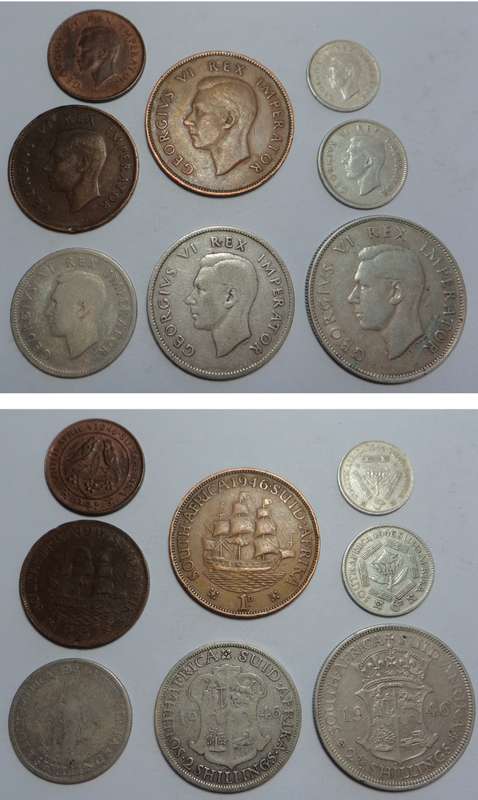 1946 Coin Set of the Union of South Africa