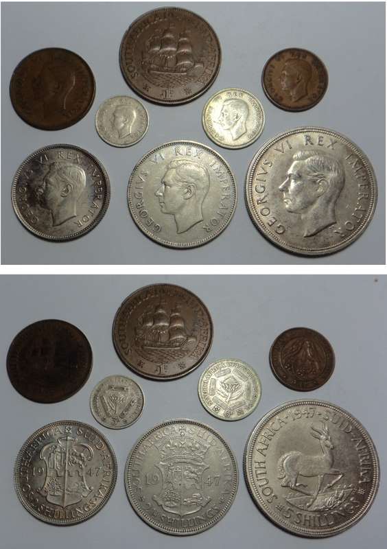 1947 Coin Set of the Union of South Africa