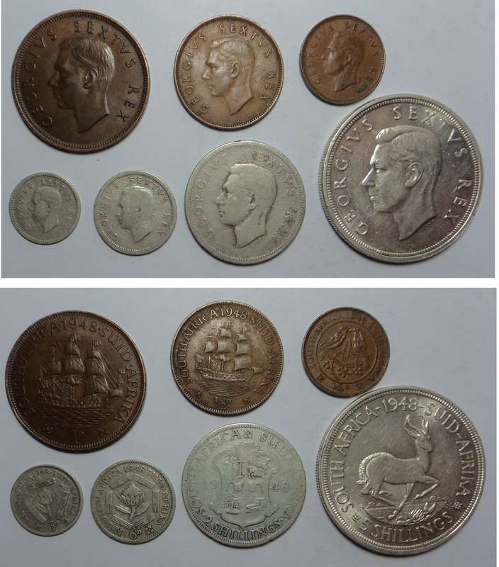1948 Coin Set of the Union of South Africa
